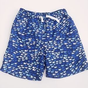 Vineyard Vines Abstract Whale Lined Swimsuit Bottoms Swim Trunks